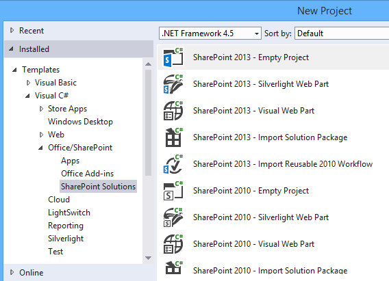 Create SharePoint 2016 Solutions In Visual Studio 2015